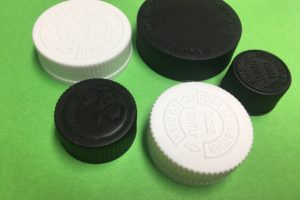 Black and White Bottle Caps