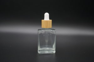 glass bottle with dropper