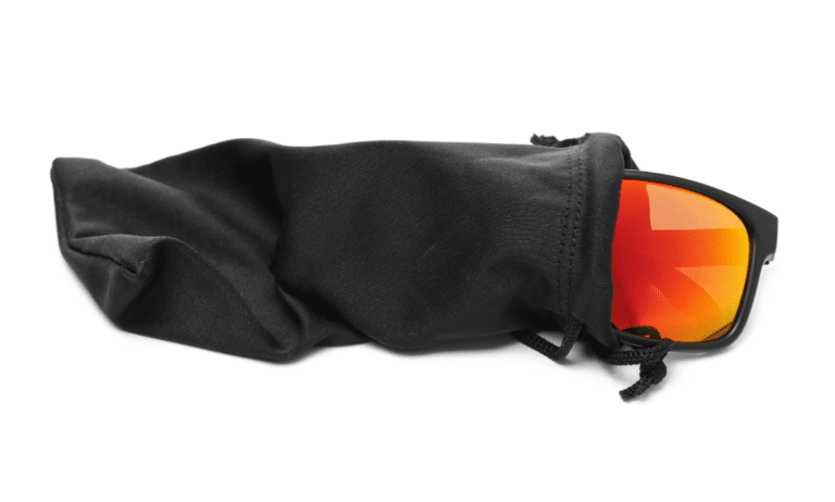 sunglasses in pouch